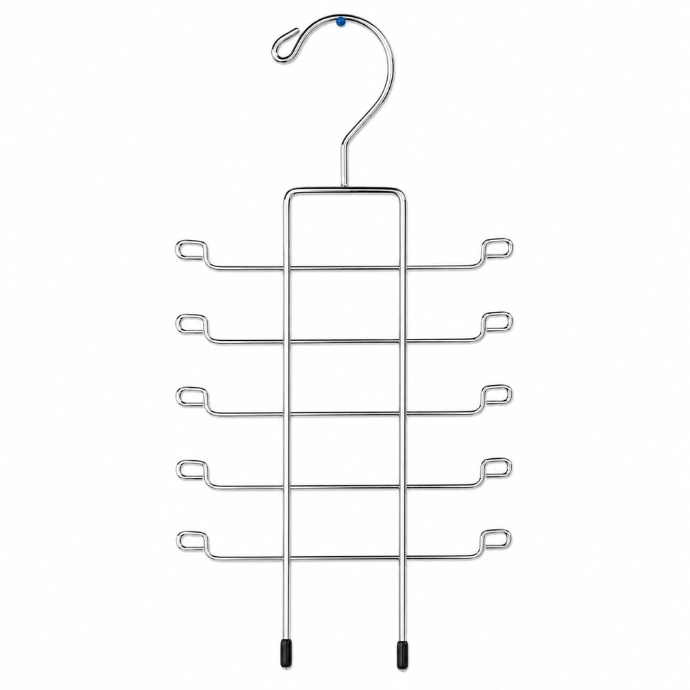 Accessory Hanger Silver Multi Tier Chrome Belt Tie‎ Rack Scarf Bag Holder Closet
